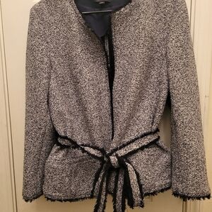 Ann Taylor Blazer, size 16, black and white